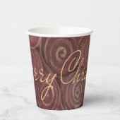 クリスマス・クリムゾン 紙コップ (左)