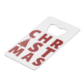 クリスマス クレジットカード栓抜き (裏面アングル)