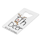 クリスマス クレジットカード栓抜き (裏面アングル)