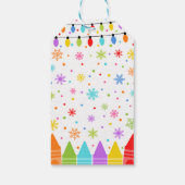 クリスマス クレヨン ギフトタグ | かわいい教室のプレゼント (裏面)