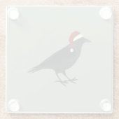 クリスマス・クロウ ガラスコースター (裏面)