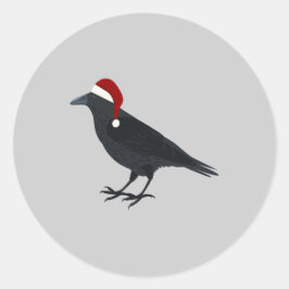 クリスマス・クロウ ラウンドシール