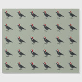 クリスマス・クロウ ラッピングペーパー (フラット)