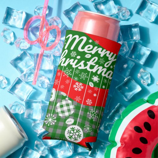 クリスマス クーラー – 白いオーナメント & メリー X'tmas (インサイチュ 夏)