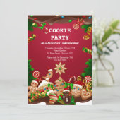 クリスマス·ク飾ッキーと交換 招待状 (スタンド正面)