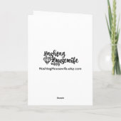 クリスマス・グリーティンおもしろいグ・カード シーズンカード (裏面)