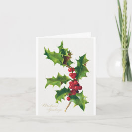 クリスマス・グリーティングカード（1906） カード