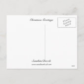 クリスマス・グリーティング・エンジェル シーズンポストカード (裏面)