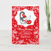 クリスマス・グリーティング・カーカスタムドのゴド娘のために シーズンカード (正面)