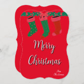 クリスマス グリーティング カード (正面/裏面)