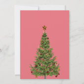 クリスマス・グリーティング・カード 招待状 (裏面)