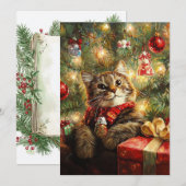 クリスマス・グリーティング シーズンカード (正面/裏面)