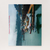 クリスマス・グリーティング・ジュノー・アラスカ ジグソーパズル (縦)