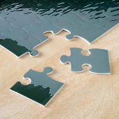 クリスマス・グリーティング・ジュノー・アラスカ ジグソーパズル (側面)