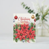 クリスマス・グリーティング、フェスティバル、 シーズンポストカード (スタンド正面)