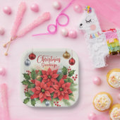 クリスマス・グリーティング、フェスティバル、 ペーパープレート (パーティー)