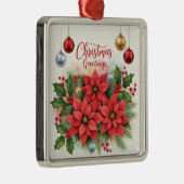 クリスマス・グリーティング、フェスティバル、 メタルオーナメント (右)