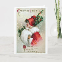 「クリスマス・グリーティング」ヴィンテージ シーズンカード