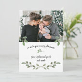 クリスマス・グリーナリー |シンプル水数々の色 シーズンカード (スタンド正面)