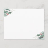 クリスマス・グリーン・ホリデー生誕発表 ポストカード (裏面)