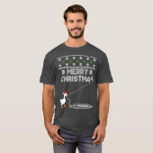 クリスマス・グース・モンタージュ Tシャツ (正面フル)