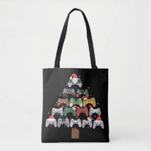 クリスマス ゲーミング ツリー ゲーマー ギフト Xmas プレゼント トートバッグ