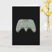 クリスマス ゲーム コントローラー カード (黄色い花)