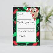 クリスマス・コアラ盛大な感謝空白ののお願い 招待状 (スタンド正面)