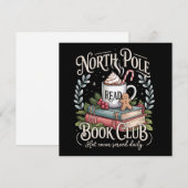 クリスマス・コケッタ Xmas ブッククラブ 予約でいっぱい！ シーズンカード (正面/裏面)