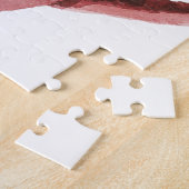 クリスマス・ココア金ゴールドピンクミントウォームウィッシュ ジグソーパズル (側面)