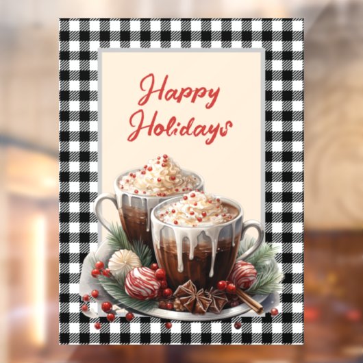 クリスマス ココア カスタマイズ可能 ウィンドウサイン (シート2)