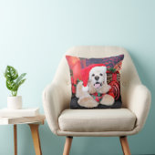 クリスマス-コッカースパニエル- Tobey クッション (椅子)