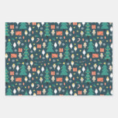 クリスマス・コックティエル ラッピングペーパーシート (正面2)