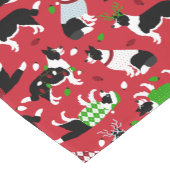 クリスマス・コリ縁どー ショートテーブルランナー (コーナー)