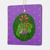 クリスマス・コレクションの12の日：第1日目 セラミックオーナメント (左)