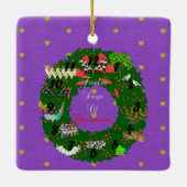 クリスマス・コレクションの12の日：第1日目 セラミックオーナメント (裏面)