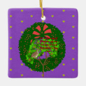 クリスマス・コレクションの12の日：第1日目 セラミックオーナメント (正面)