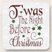 クリスマス・コースターの前の夜 コースター (正面)