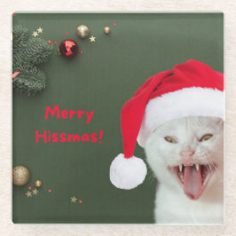 クリスマス・コースターメリー、ヒスマスの願い ガラスコースター