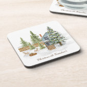 クリスマス・コースター コースター (左側)