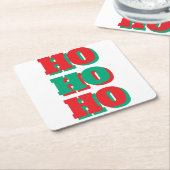 クリスマス・コースター スクエアペーパーコースター (アングル)