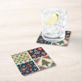 クリスマス・コースター スクエアペーパーコースター (インサイチュ)