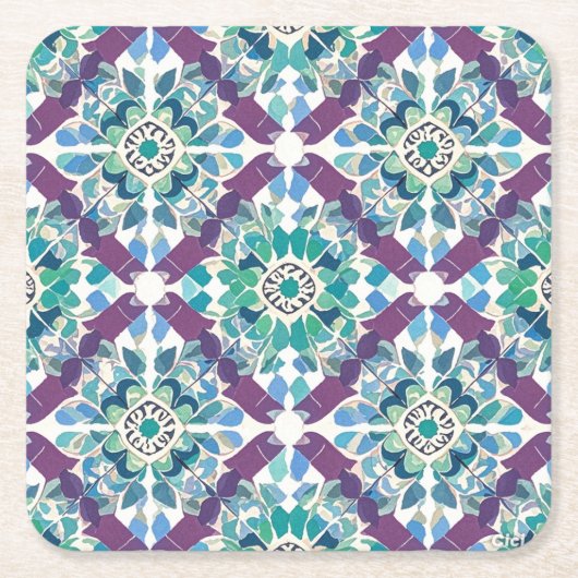 クリスマス・コースター スクエアペーパーコースター (正面)