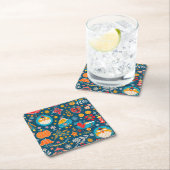 クリスマス・コースター スクエアペーパーコースター (インサイチュ)