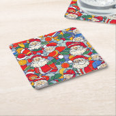 クリスマス・コースター スクエアペーパーコースター (アングル)