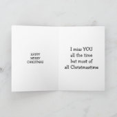 クリスマス・コーニーだが本当だ恋しく思よ シーズンカード (内部)