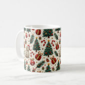 クリスマス コーヒーマグカップ (正面左)