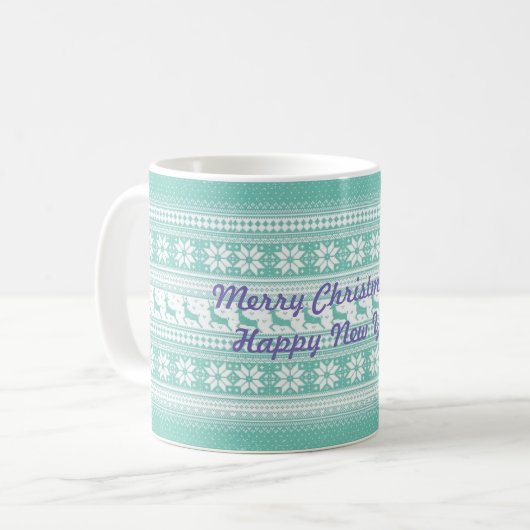 クリスマス コーヒーマグカップ (正面左)