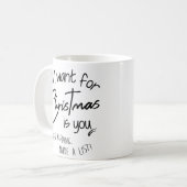 クリスマス コーヒーマグカップ (正面左)