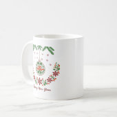 クリスマス コーヒーマグカップ (正面左)